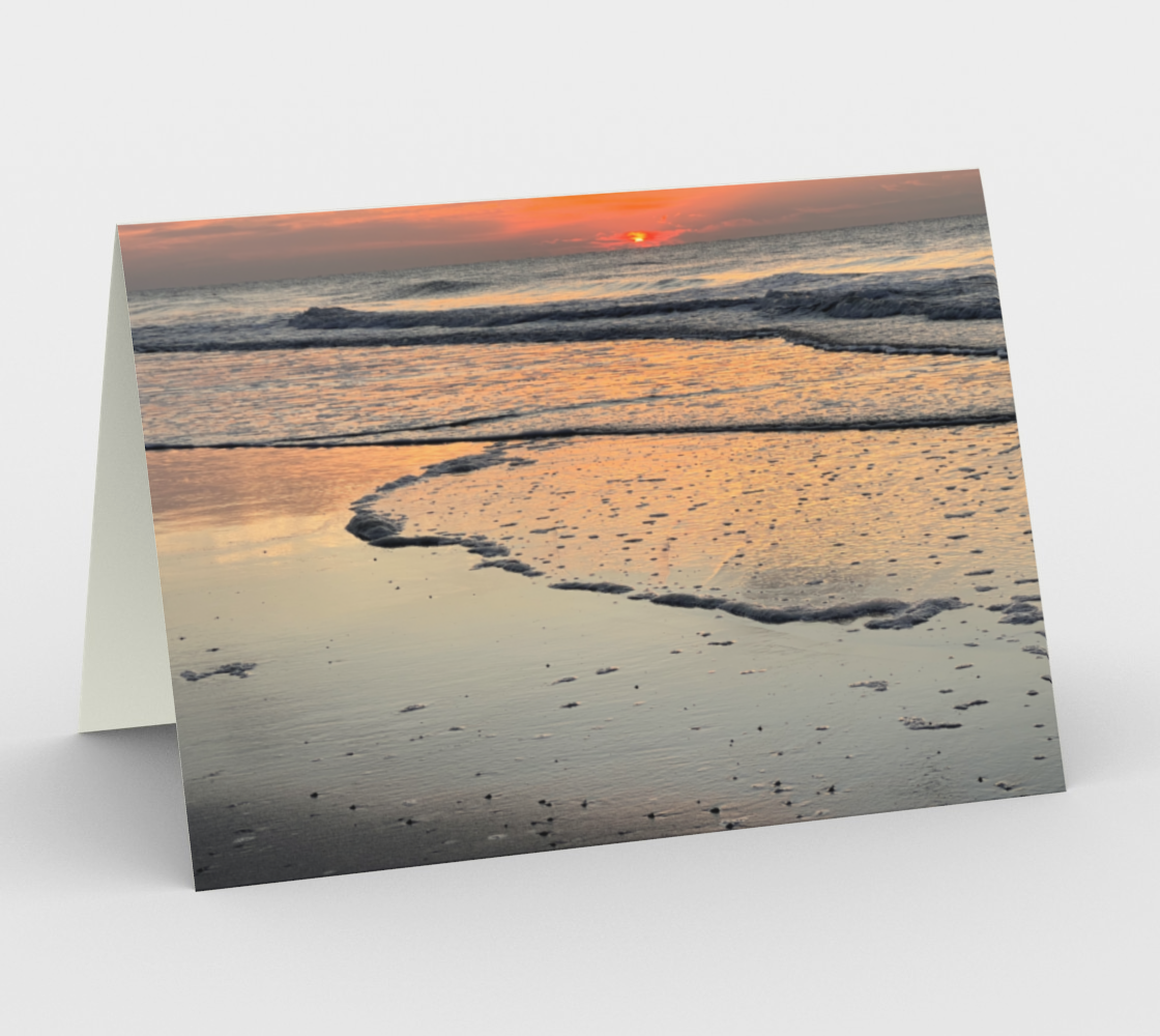 Edge of the Morning Note Cards — Coastal Sunrise Photography Cards (Set of 3)