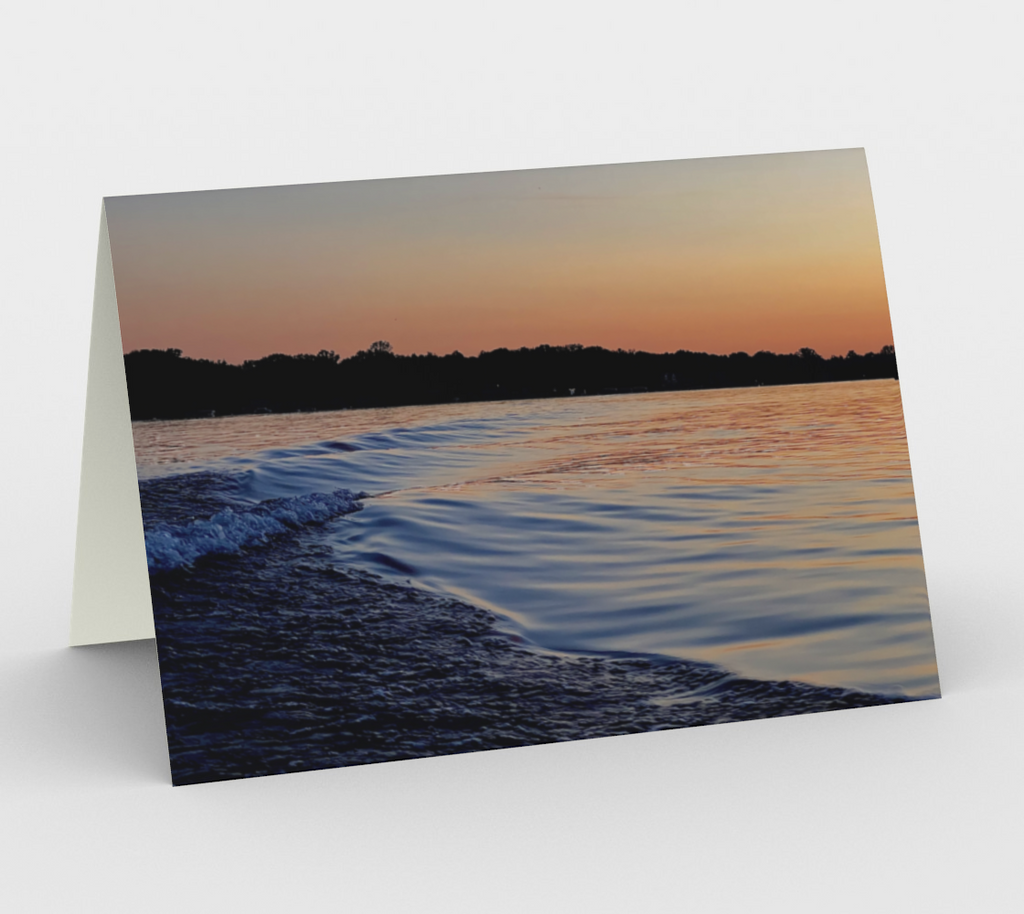 Lake Time Card - Set of 3