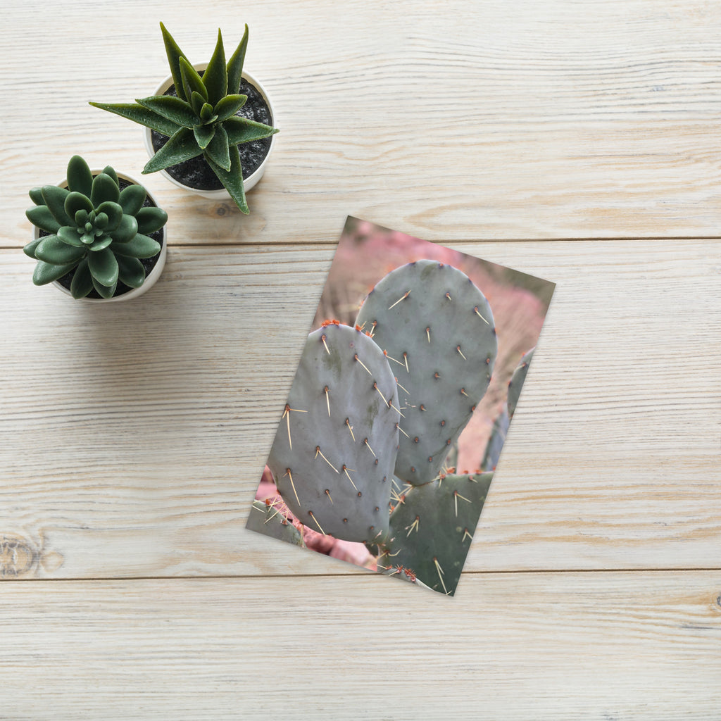 Prickly Pear Blank Greeting card