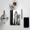Detroit City Scape Spiral notebook